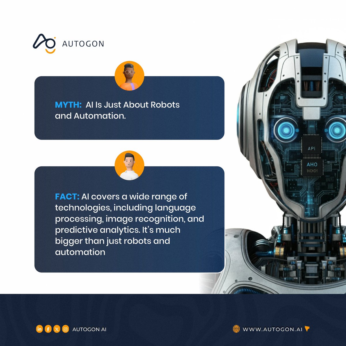 Autogon_AI's tweet image. AI isn’t just about robots! From healthcare to finance, AI powers everyday tools and apps we use without even realizing it. It’s about smart solutions, not just machines.
Build Smart Solutions today with AutogonAI!
🔗 console.autogon.ai

#AutogonAI #NocodeAI #AIsolutions #