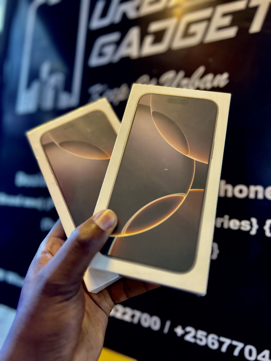 UrbanGadgets256's tweet photo. On sale🛍️

 iPhone 16 Pro Max

256GB || Brand New✅

📍 Zainab Aziz Building Shop No. 23

Call/WhatsApp; +256 759522700
#UrbanGadgets https://t.co/rnTHPhvnF6