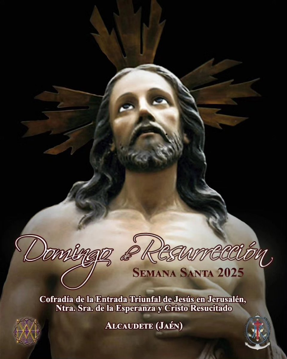 📣 COMUNICADO OFICIAL📣

Nos complace anunciar el acuerdo alcanzado con la Cofradía de la Entrada Triunfal de Jesús en Jerusalén, Ntra. Sra. de la Esperanza y Cristo Resucitado de Alcaudete (Jaén), para acompañar a Cristo Resucitado la mañana del Domingo de Resurrección de 2025.