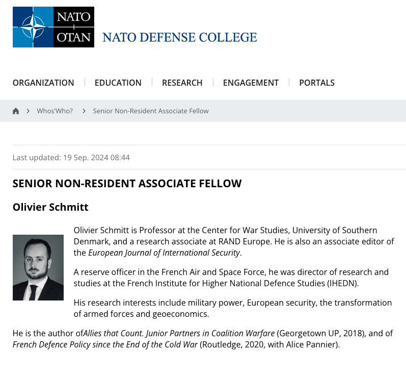 Olivier Schmitt tweet media