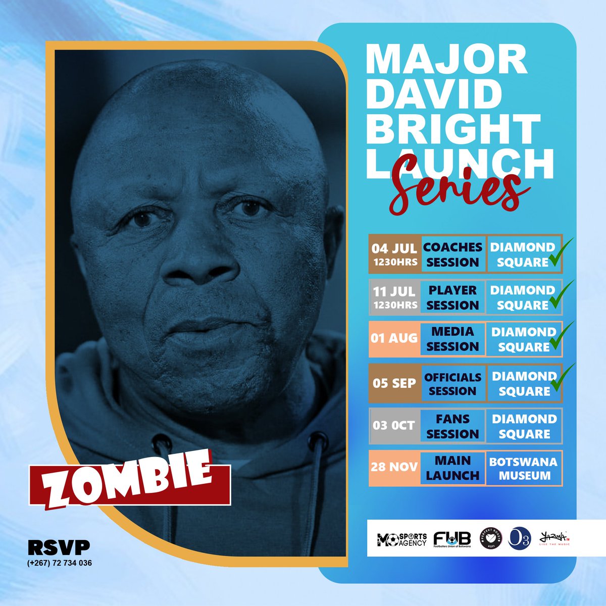 THE BIOGRAPHY OF MAJOR DAVID BRIGHT 
Up next is Fans Session on the 03rd of SEPTEMBER 2024