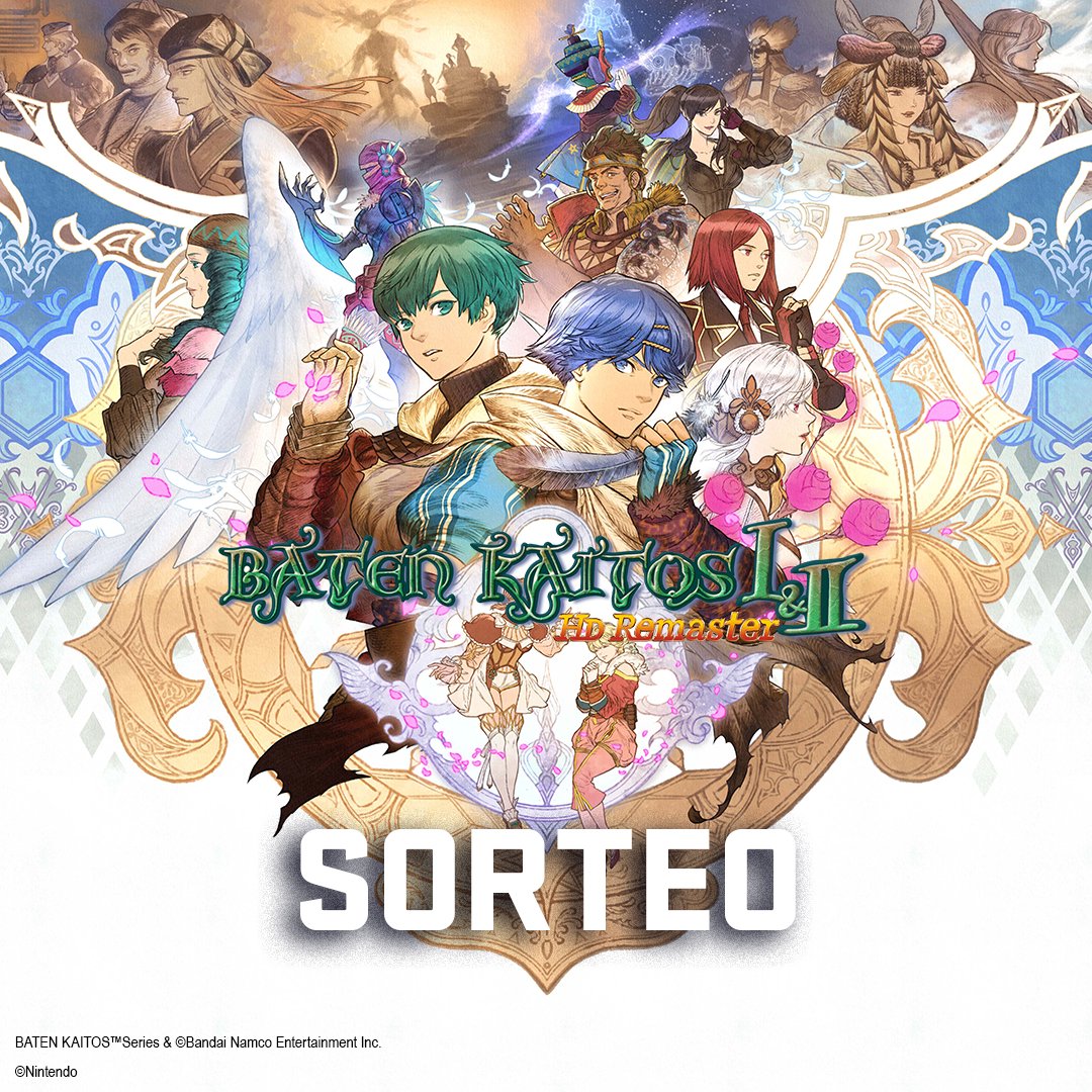 Xenoblade_Spain's tweet photo. ✨️🐋 SORTEO 🐋✨️

¡Sorteamos con Bandai Namco un código de #BatenKaitos I & II HD Remaster para PC!

Requisitos:
✨️ Residir en España
✨️ Seguir a @XC_Spain y @BandaiNamcoES
✨️ RT + mencionar a un amigo

El sorteo estará activo hasta el viernes 27 de septiembre. ¡Mucha suerte a todos! 🪽❤️