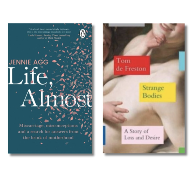 Life, Almost and Strange Bodies: Jennie Agg and Tom de Freston in conversation

Tuesday, October 8th, 7.30pm

Join us for a very special conversation about fertility, pregnancy loss, grief, love and parenthood.

checkout.square.site/merchant/ML2NM…