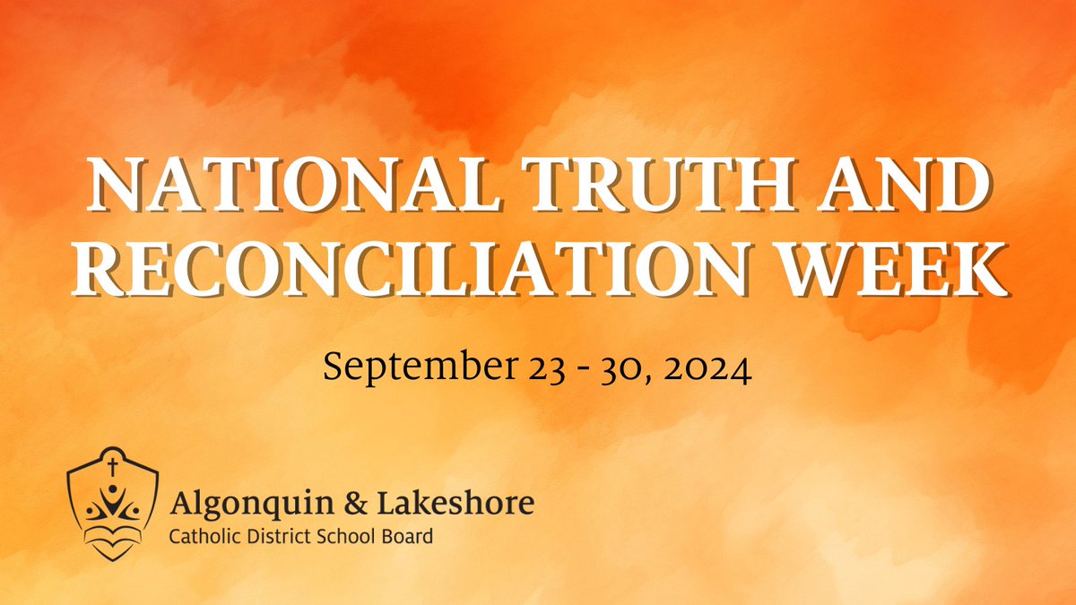 alcdsb's tweet photo. ALCDSB is committed to actionable change, Sept. 23-30, as well as every day. Today marks the opening of #TruthandReconciliationWeek in Canada. This week #ALCDSB schools will be focusing on TRC Calls to Action and our personal responsibilities. Details: https://t.co/TYU3Oms1ho https://t.co/YIQ885NJqv