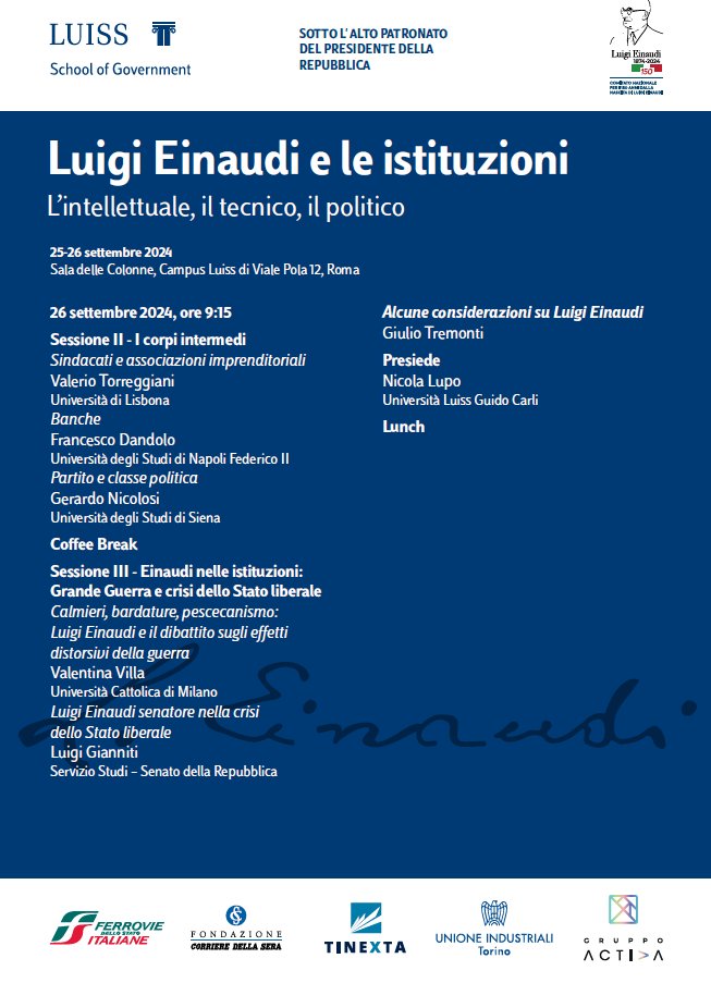 Luiss School of Government tweet media