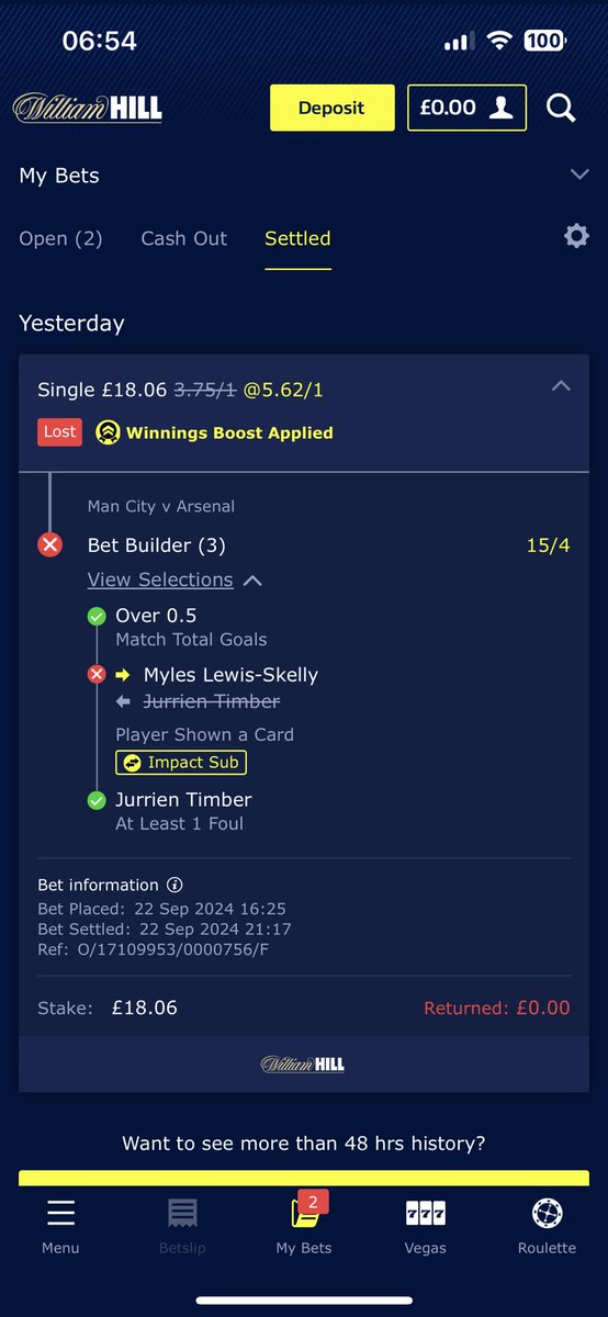 RGadd1's tweet photo. @AskPaddyPower It could be worse @WilliamHill paid me out and then took it back off me 🙄 😏 https://t.co/GbNSWBORYS