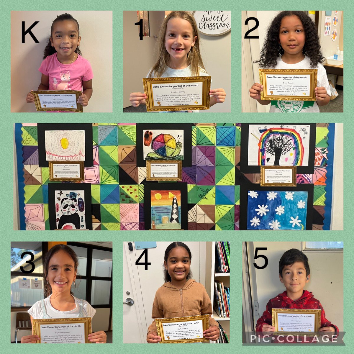 🎨September Oaks 🦉 Artist of the Month!!🎨 <a href="/HumbleISD_OE/">Oaks Elementary</a>