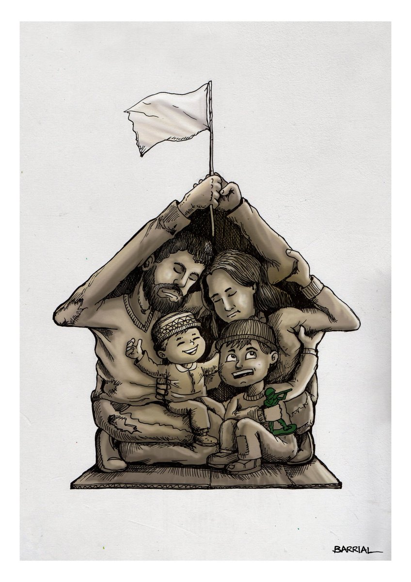 #Saramago  'Ensayo sobre la ceguera'

"(...) Quieres que te diga lo que estoy pensando, Dime, Creo que no nos quedamos ciegos, creo que estamos ciegos, ciegos que ven, Ciegos, que viendo, no ven."

#SalaDeInadmitidos 👉🏽 #Asilo

🖌️ Barrial 'Hogar' #RefugiArte