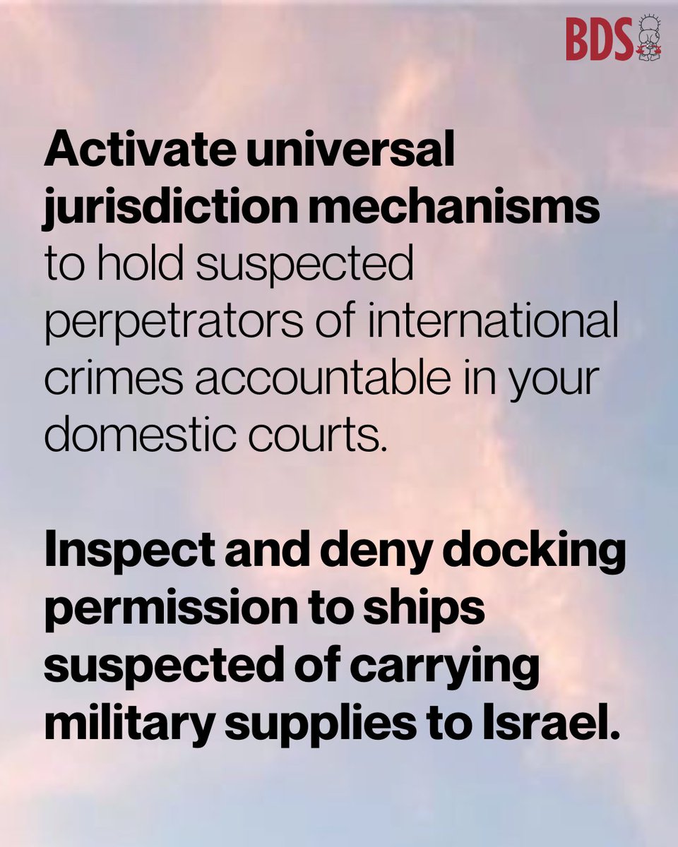 The UN General Assembly has overwhelmingly voted for sanctions on Israel and recognized Israel is perpetrating apartheid! Tomorrow, heads of state will hold their annual debate at the UN.  ⚠️ Join us: Time is now to #SanctionIsrael to end its #GazaGenocide and #DismantleApartheid