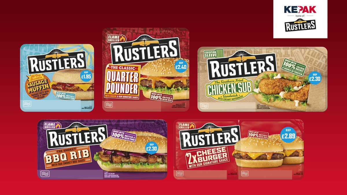 KepakTrade's tweet image. With Autumn officially here, make sure your customers are all set for a #BigNightIn with our selection of Rustlers classics. Made in just 90 seconds and with a delicious taste #betterthanyouthink, we have the flavour for every season.