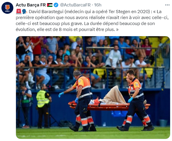 OVAC75's tweet photo. Je repense à ces supporters Barcelonnais qui ont littéralement conspué (pour rester poli) Ter Stegen toute la soirée dans les tribunes du Louis II jeudi soir… j’imagine que leur souhait de footix a été exaucé. Voyons si le remplacement saura les satisfaire ! #supporterencarton https://t.co/OGopAr31wQ