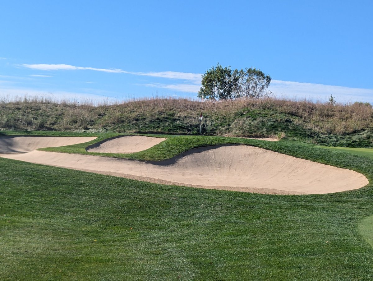 3.5 inches total of rain over the weekend we have some washouts to push. Full staff  taking advantage of this to finish up our edging today.