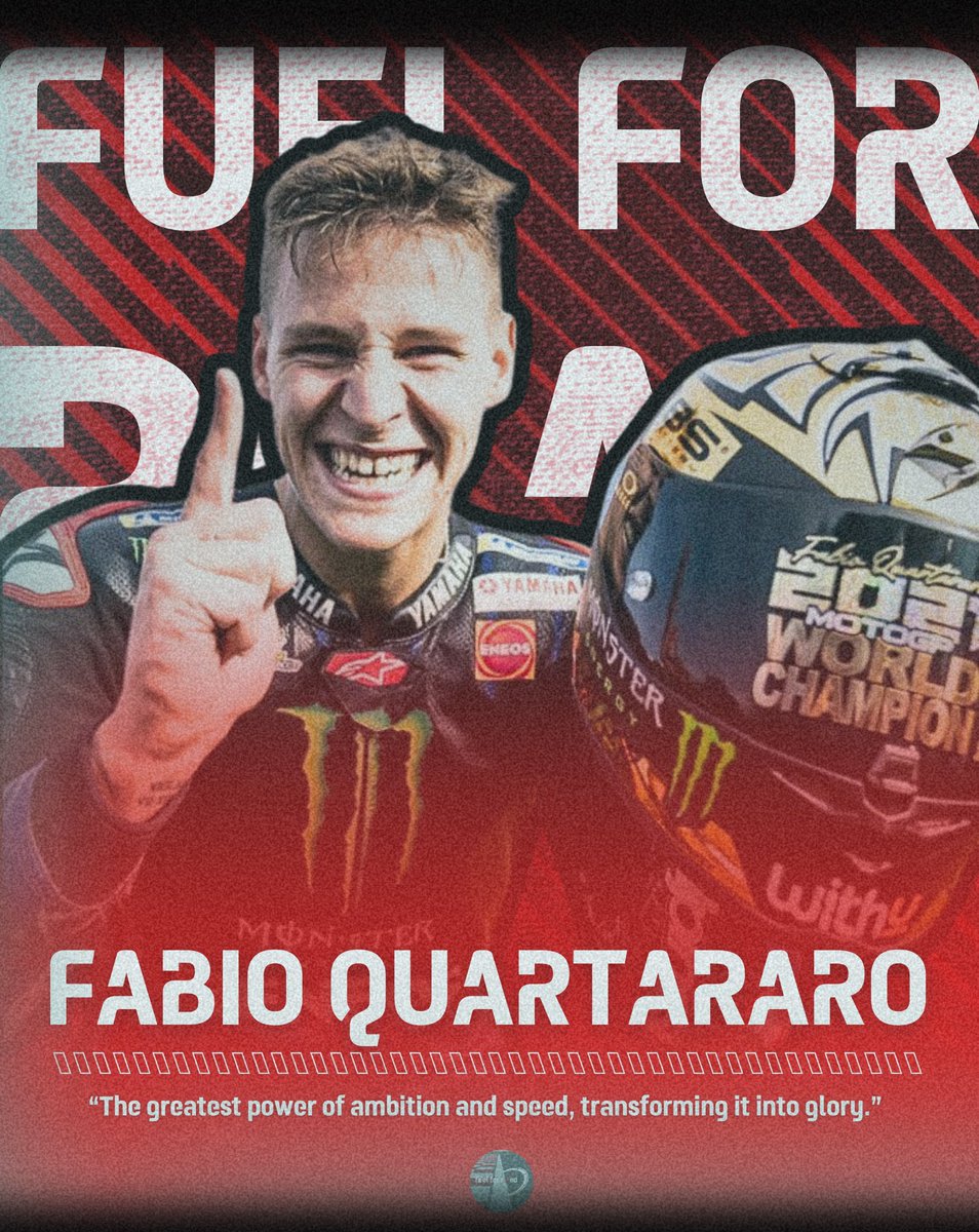 oracleoculos's tweet photo. I, Fabio Quartararo, the rider who has gotten through the roads where engine roars, fueled by raw grit and grace, flirted with danger and defied every twist. A testament to spirit, holding the relentless endure, bold enough to chase the storm and bring the victory home. https://t.co/Q2KQQGK5zX