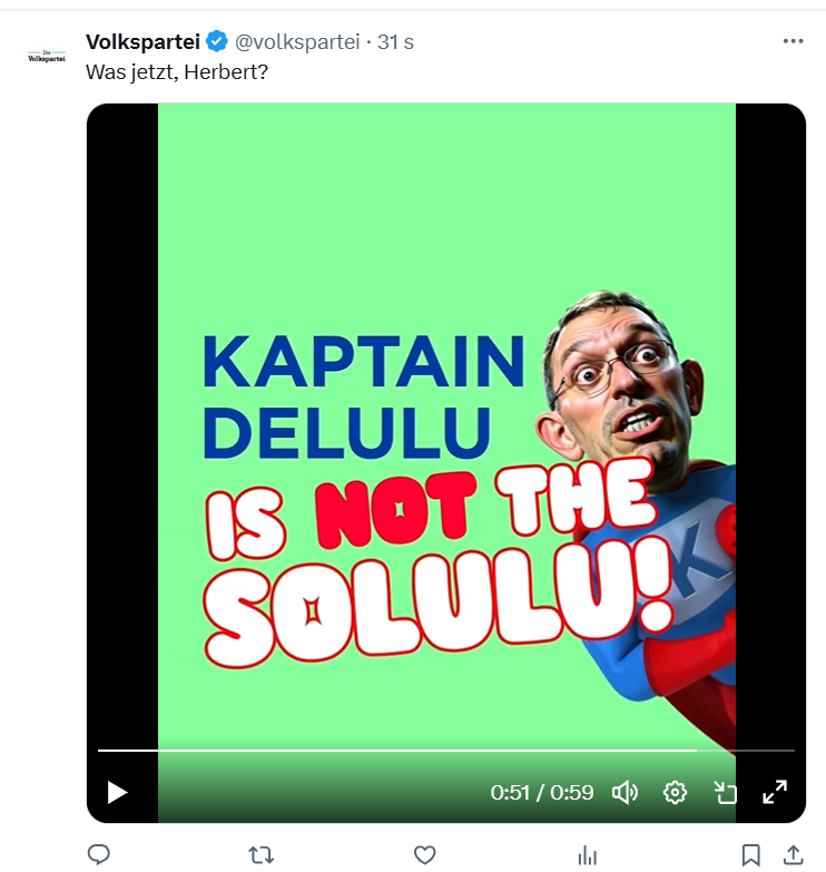 ich mien, ich bin ja für jede besoffene G'schicht zu haben (außer Vekehrsteilnahme) und ich halte den Gnom für unwählbar, aber wtf soll das sein, <a href="/volkspartei/">Volkspartei</a>?