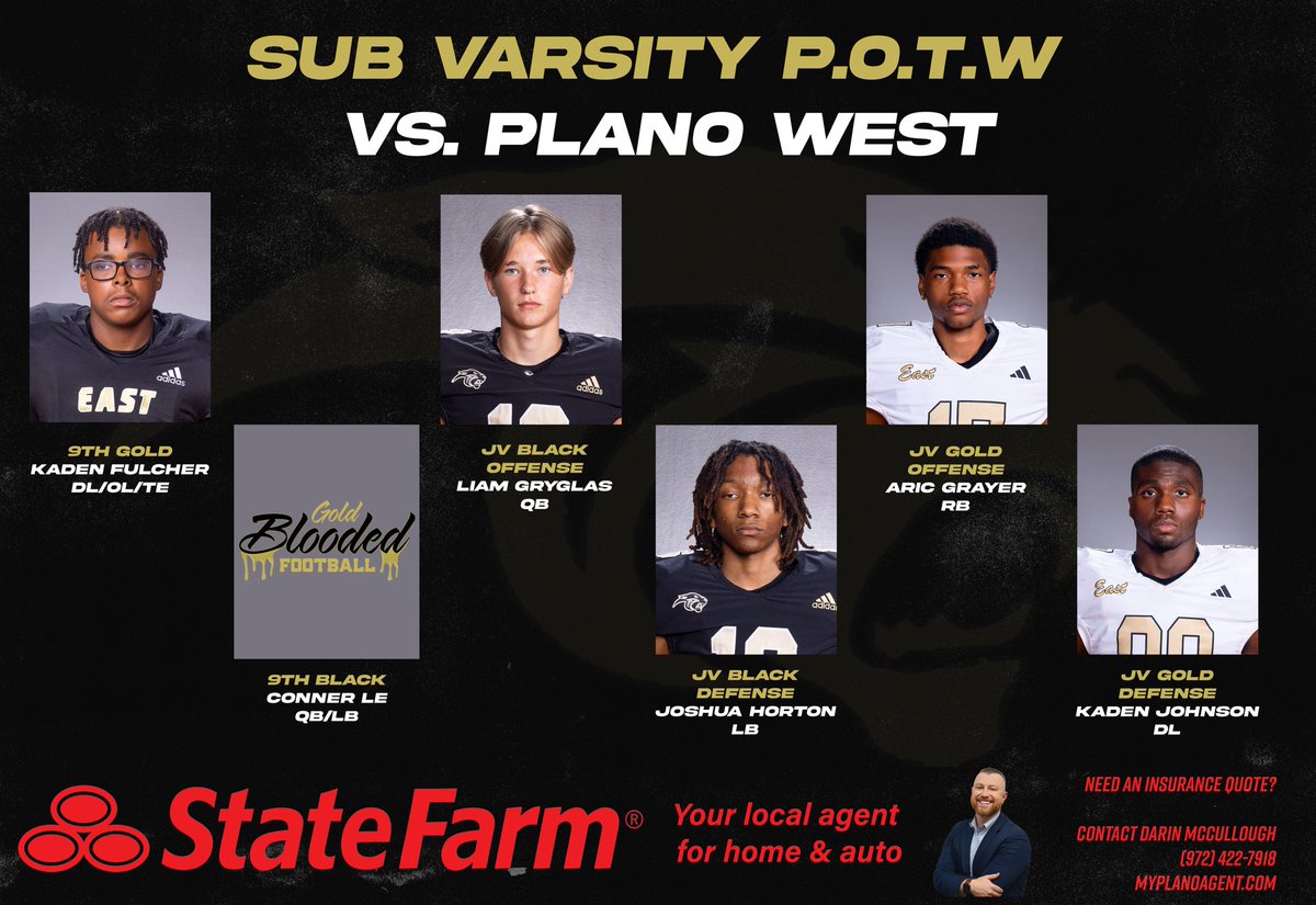 Plano East Football tweet media