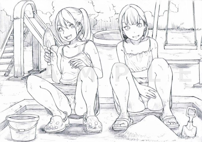 おばさんばかり描いてるけど、たまにはロリ絵も描かないとね。 