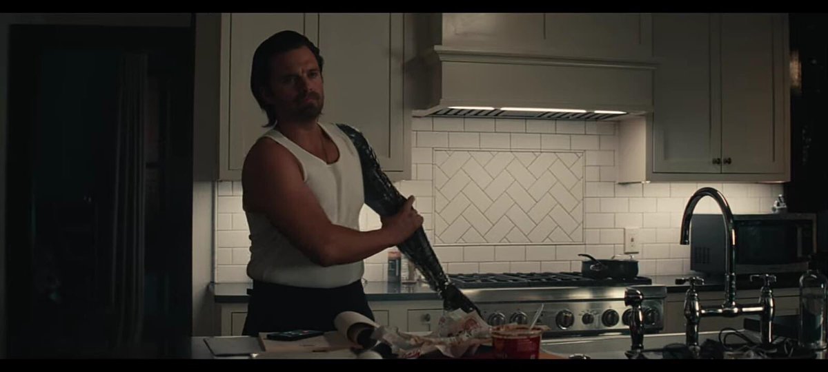 geesvxz's tweet photo. oh i just realized bucky's new apartment is like kind of inspired by seb's actual kitchen apartment???? thats so cute i love that https://t.co/N7t9ORNobS