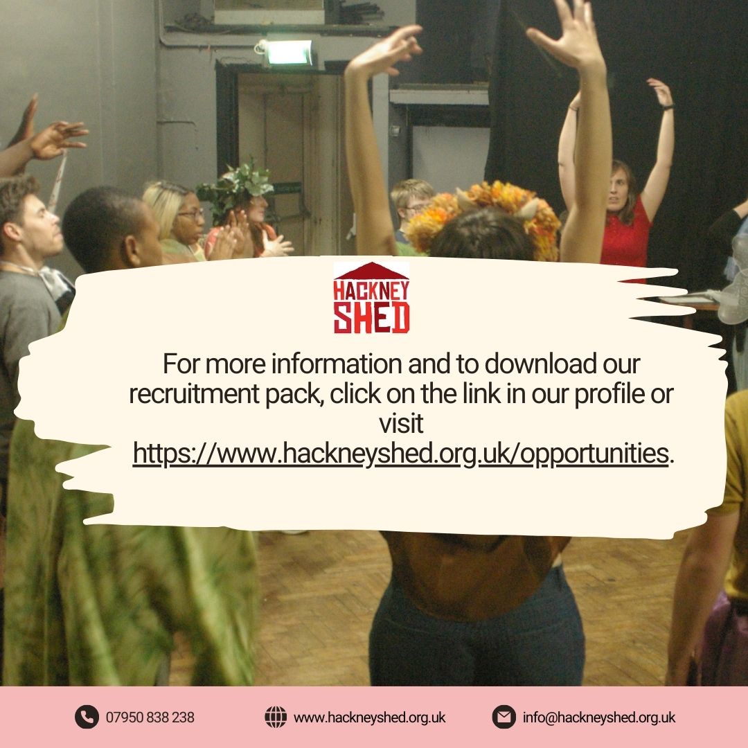 HackneyShed (@hackneyshed) on Twitter photo We are Hiring! 
Join our team as a Marketing Officer (Part Time)!
 For more information and to download our recruitment pack visit hackneyshed.org.uk/opportunities We are Hiring! 
Join our team as a Marketing Officer (Part Time)!
 For more information and to download our recruitment pack visit hackneyshed.org.uk/opportunities