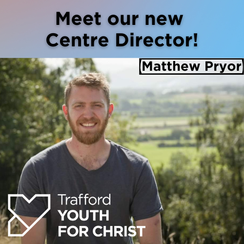 Tyfcteam's tweet photo. Hello!
My name is Matthew Pryor and I am the new centre director for Trafford Youth for Christ. I am very honoured and excited to be taking on this responsibility and can’t wait to see what God has in store for the future of TYFC. 
Check our other social medias for my full bio! https://t.co/Vh7obHfxHe