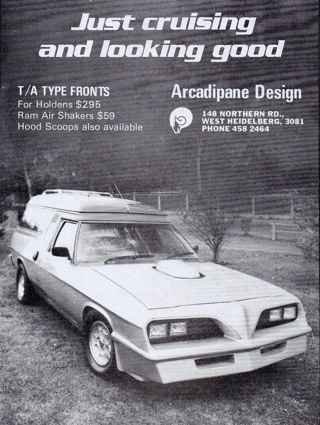 John7Kim's tweet photo. Arcadipane was a company that produced kits for Australian cars to make them look like American cars. One of these kits was used to create MadMax Interceptor. https://t.co/KqgePcLvN2 https://t.co/wHuZedM0yY