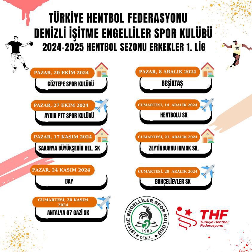 diesk1980's tweet photo. Türkiye Hentbol Federasyon 2024-2025 Hentbol Sezonu Erkekler 1.lig fikstür belli oldu. Başarılar 🟢⚫️#thf #türkiyehentbolfederasyonu https://t.co/pVq44GAvoa