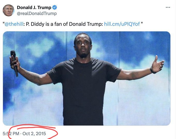 <a href="/RpsAgainstTrump/">Republicans against Trump</a> Imagine that we can post real pictures of Trump and his family with pedo Diddy...
#TrumpPedoFiles