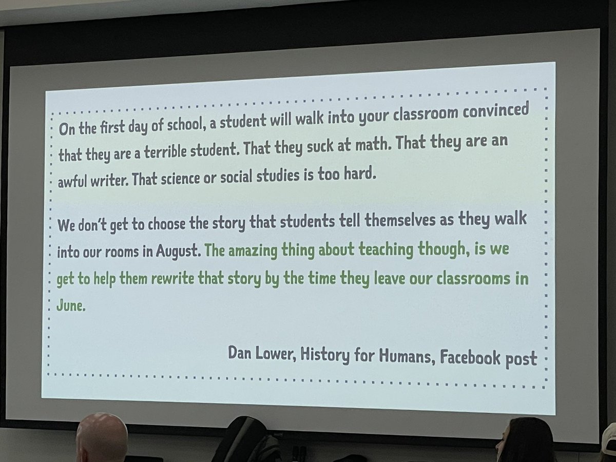 Powerful quote about the impact being made by teachers everyday in #1LISD classrooms