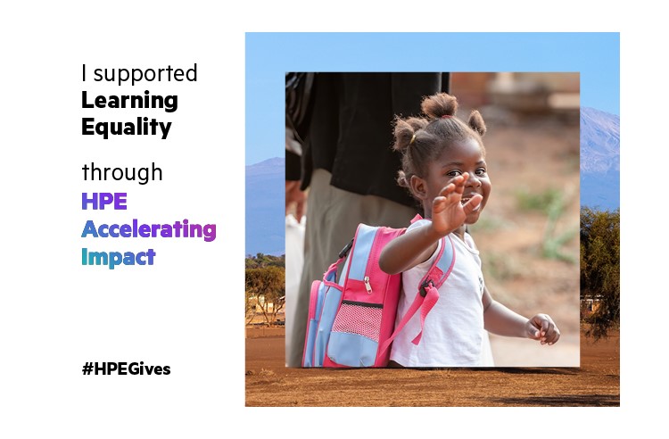 I supported <a href="/LearnEQ/">Learning Equality</a> through HPE Accelerating Impact #HPEGives hpe.to/6013ogYSb