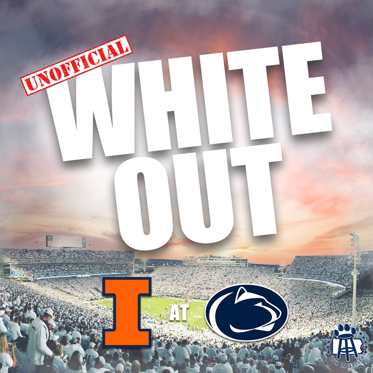 Just making sure everyone knows this Saturday is now an unofficial…

WHITEOUT ‼️

If you are going to Beaver Stadium…. WEAR WHITE 

SPREAD THE WORD 

#WearWhite