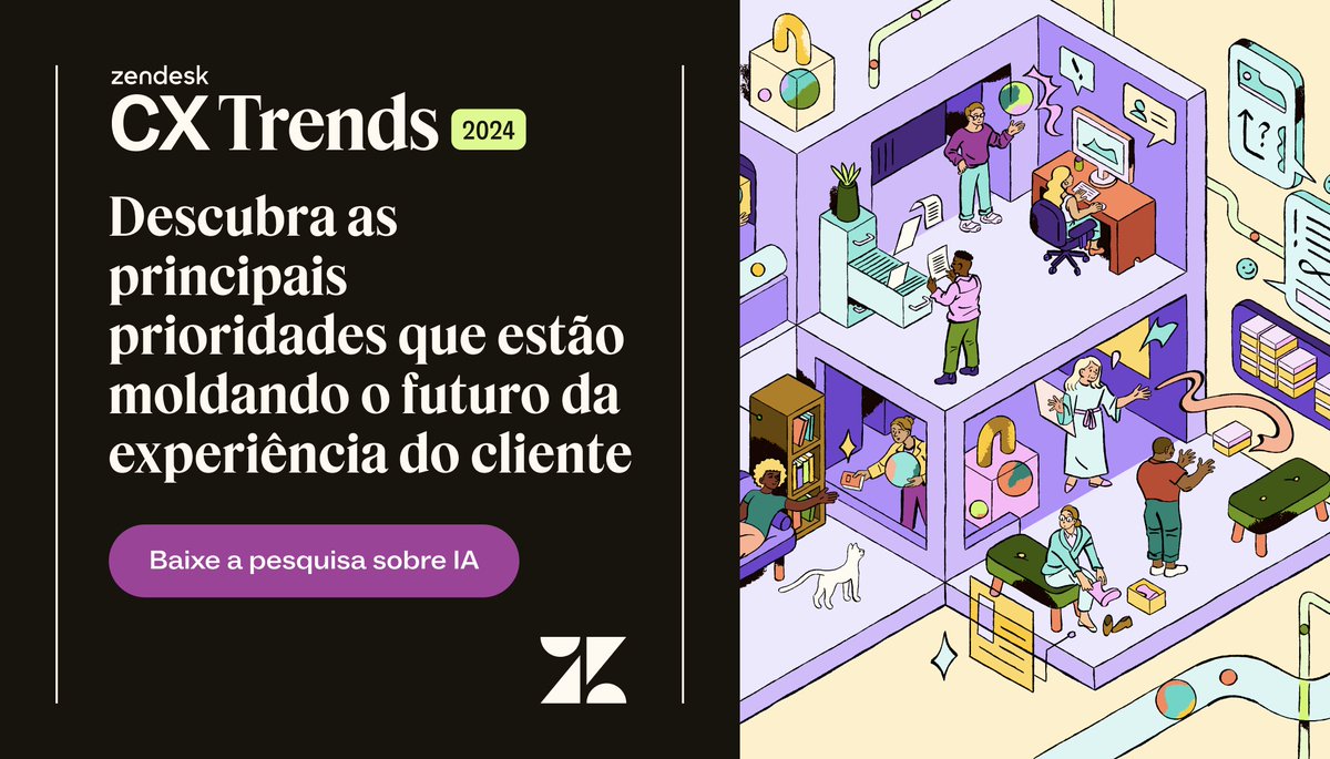 santos_andre's tweet photo. 70% dos líderes de experiência do cliente preveem que os tempos de espera desaparecerão até 2027. 📞 👀 Saiba o que mais o futuro reserva com @Zendesk's relatório gratuito de IA #CXTrends: https://t.co/5zJYFStGMy https://t.co/PraxKymafo https://t.co/BJD41lXZMX