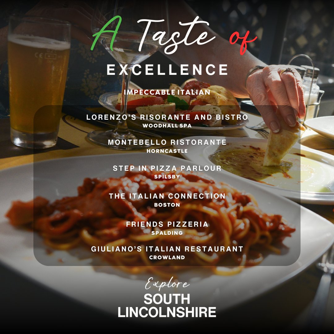 ESLVisitorGuide's tweet image. Discover South Lincolnshire’s Italian charm! 🍕🍝 From cosy trattorias to charming cafes, there’s something for every Italian food lover. Buon appetite!
#ExploreSouthLincolnshire #ItalianCuisine #FoodieAdventures