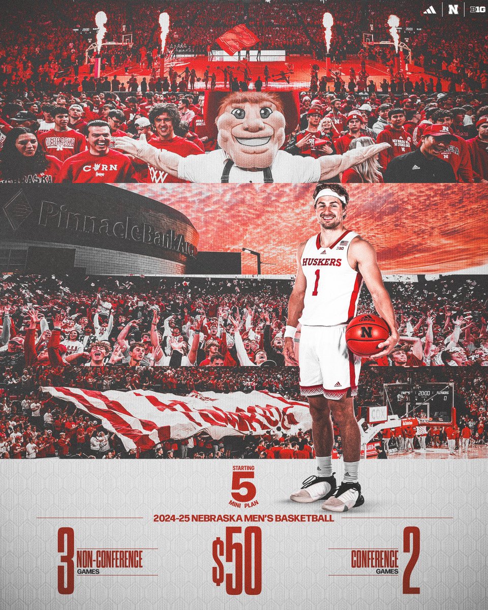 Nebraska Men's Basketball tweet media