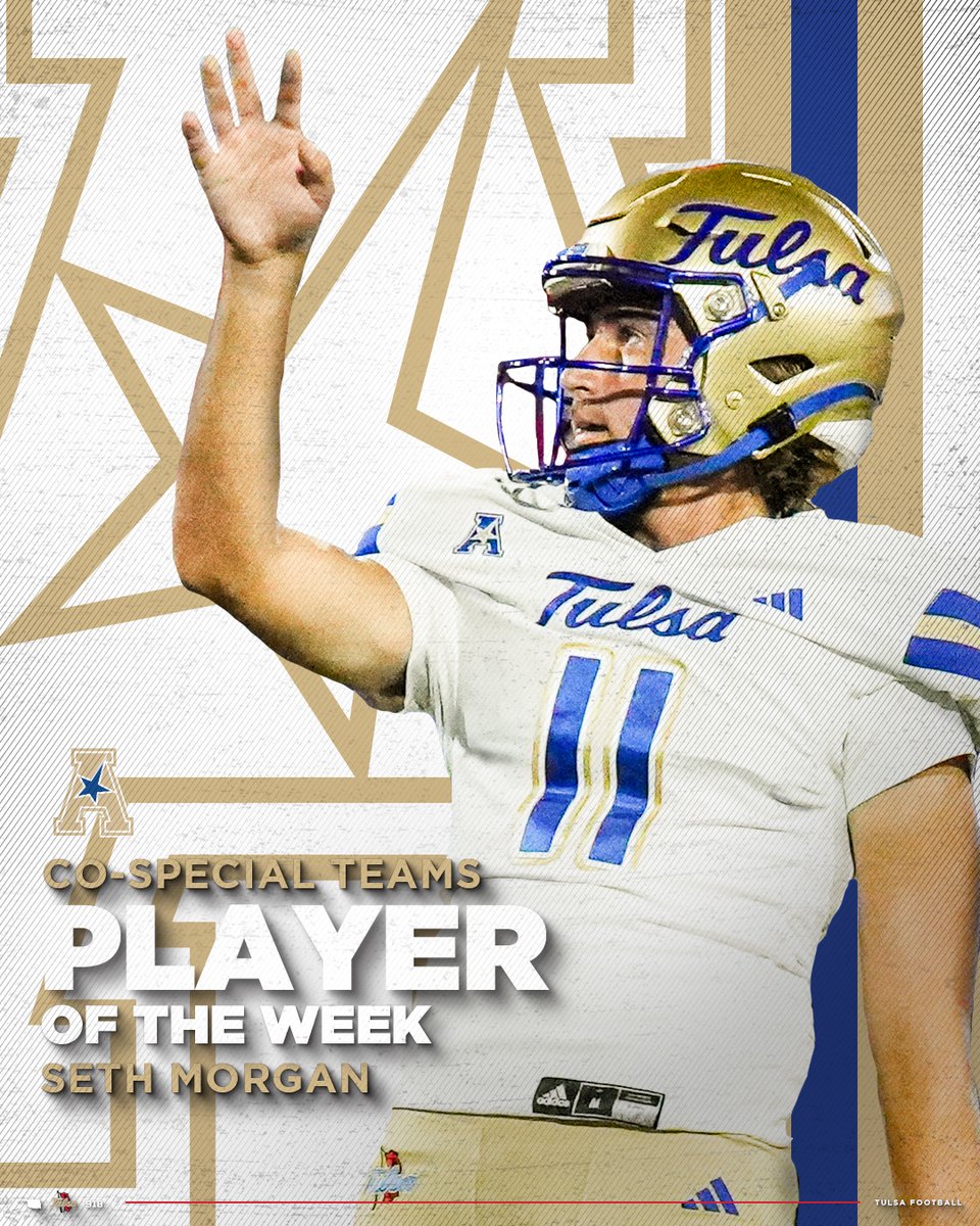 Seth Morgan, <a href="/American_Conf/">The American</a> Co-Special Teams Player of the Week 🙌

#ReignCane