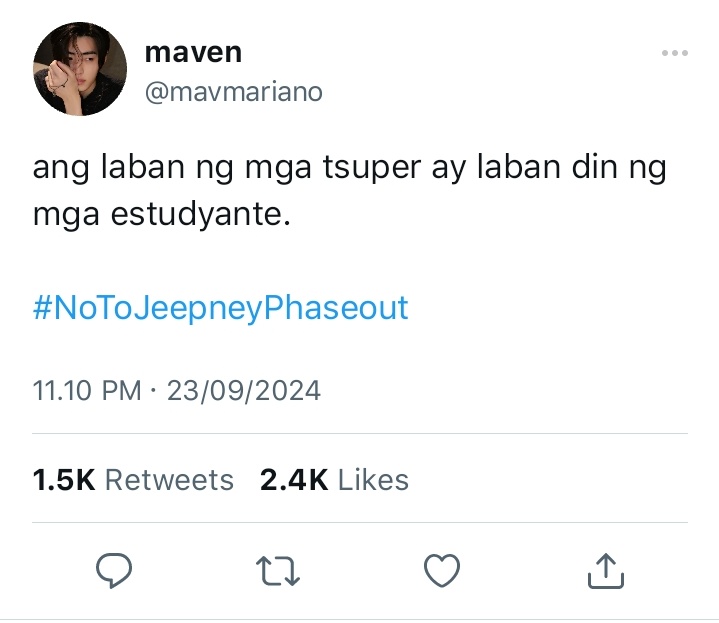 xomildangz's tweet image. laban ng tsuper at laban ng mga pasaherong estudyante. 

#NoToJeepneyPhaseout