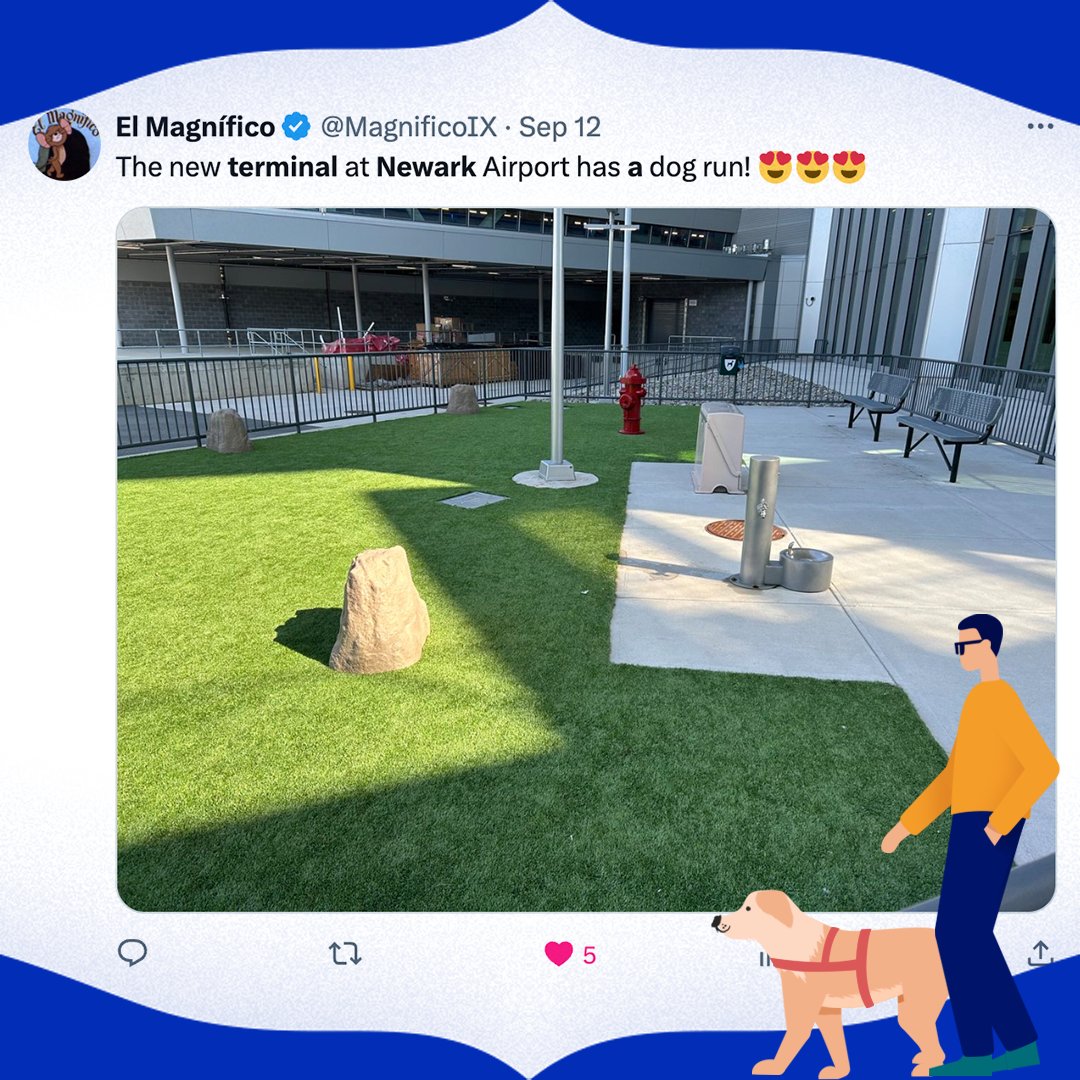 NewarkTerminalA's tweet photo. Embracing the arrival of Fall with open arms and we are thrilled to hear your kind words about us! We can't wait to see you as you travel through our Terminal! 💙🛫 #newarkterminala https://t.co/PWt0EXDoQ4