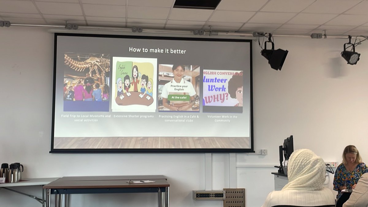 Da iawn mohammad for presenting Learners’ thoughts on how to improve ESOL in Wales at ⁦<a href="/CityofSanctuary/">City of Sanctuary UK 🧡</a>⁩ Sanctuary in Politics course 👏🏼👏🏼⁦<a href="/WG_Education/">Welsh Government Education</a>⁩ ⁦<a href="/USWEquality/">Equality, Diversity & Inclusion @ USW</a>⁩ ⁦<a href="/NATECLA/">NATECLA National Centre</a>⁩ ⁦<a href="/LearnWorkUK/">Learning and Work Institute</a>⁩ ⁦<a href="/alwcymru/">Addysg Oedolion Cymru | Adult Learning Wales</a>⁩
