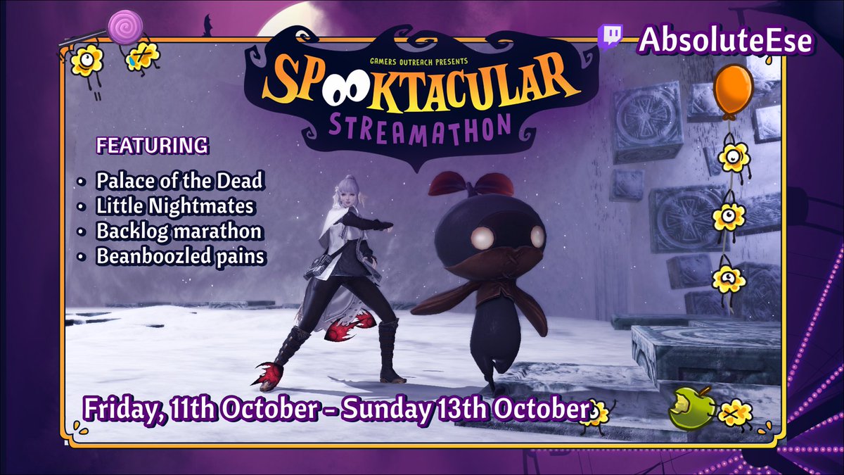 Sneak peak into this years SPOOOKtacular charity event with <a href="/GamersOutreach/">Gamers Outreach</a> 👀 Starting with Little Nightmares and finishing with…big ones? 

I’ll be sharing more info about #ss2024 throughout the next few weeks, stay tuned 💛