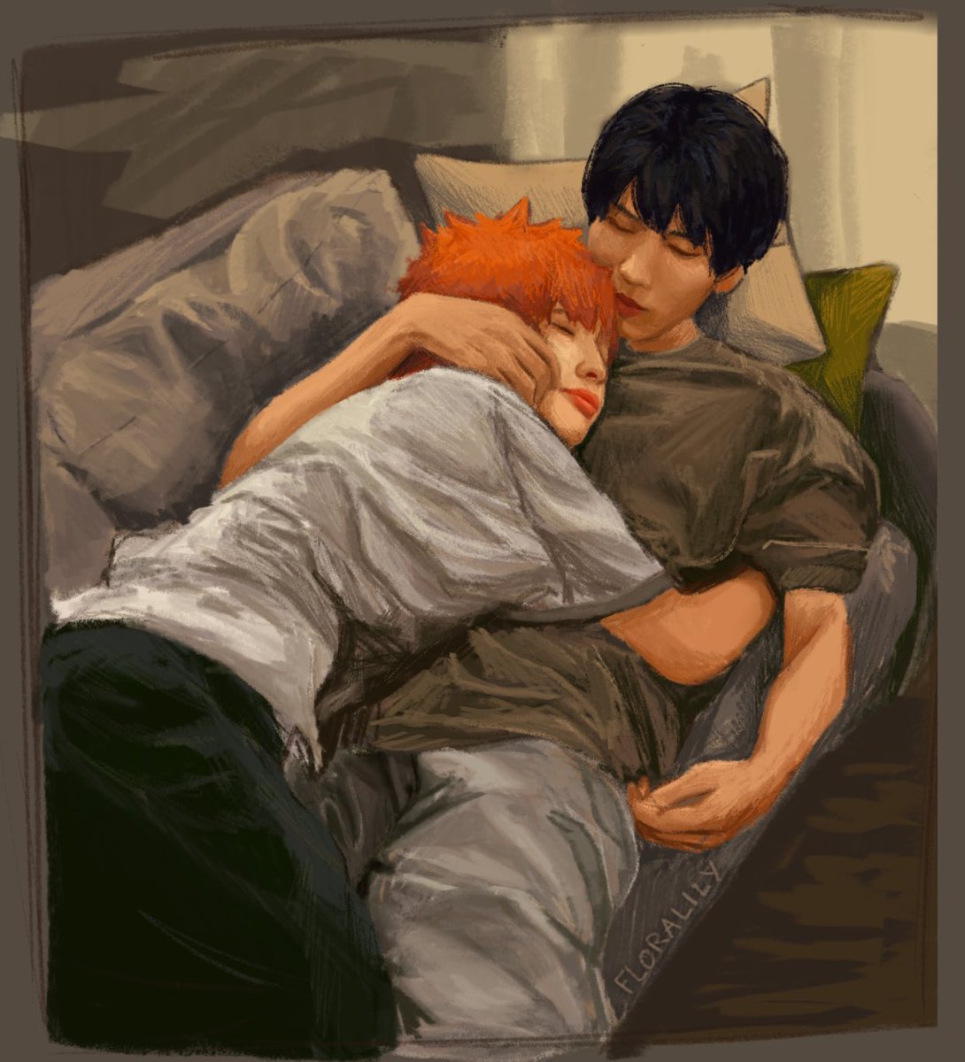sleepy #kagehina