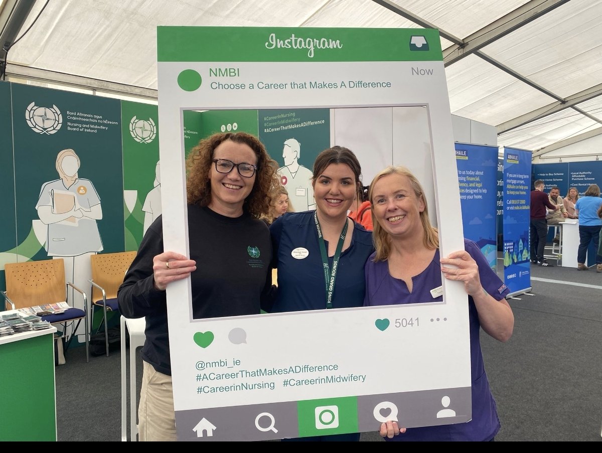 ClodaghHarte1's tweet photo. Great representation from #mrhp and #mrhm at the NMBI stand #ploughing @KarnCliffe @RevillesMaureen @HSEDubMidlands https://t.co/tFAdhKqriU