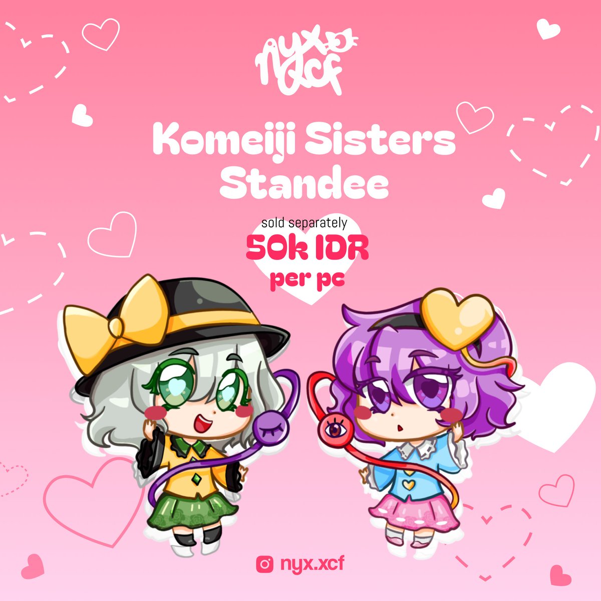 nyx_xcf's tweet photo. Komeiji Sisters are back! Get them at #comifurof19 (stand number coming soon), or you can pre-order through here!
#comifurof19catalogue https://t.co/77SHsN59aH