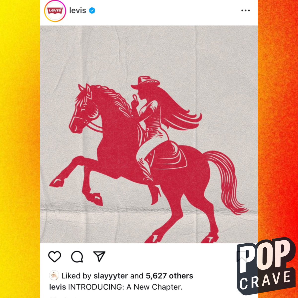 PopCrave's tweet photo. Levi’s appears to tease Beyoncé collaboration. https://t.co/K63FIGFKDo