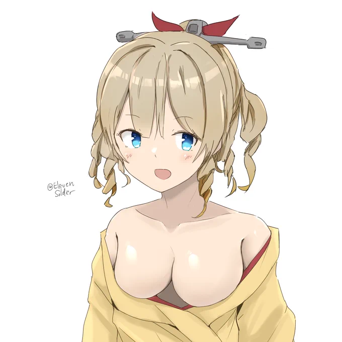 旗風ふわふわで好き。#艦これ版深夜の真剣お絵描き60分一本勝負 #艦これ版真剣お絵描き60分一本勝負_20240923 