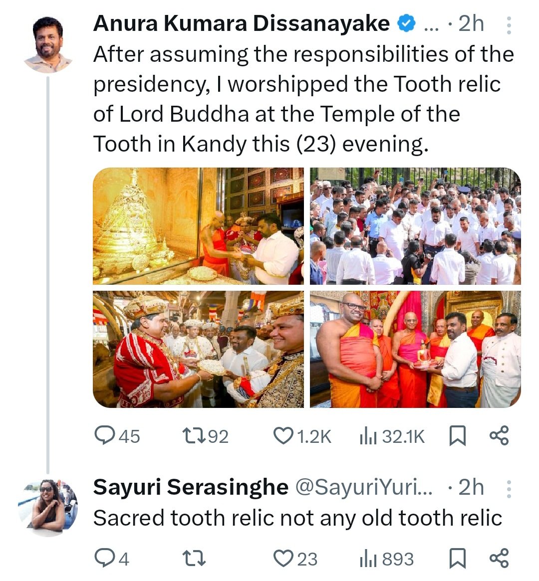 SayuriYuri20's tweet image. All I did was point out an error and the new President hid my comment 🥲 #systemchange