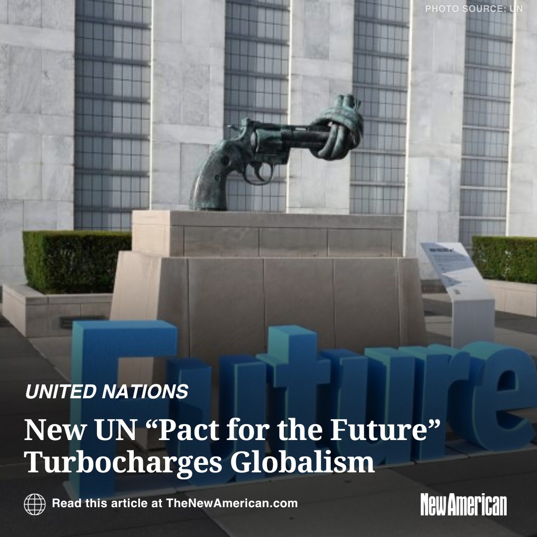 UNITED NATIONS — Governments and dictators from around the world gathered in New York and adopted a sprawling agreement to expand and further empower the United Nations. 🌐

The controversial declaration approved by the UN General Assembly, known as the “Pact for the Future,” is