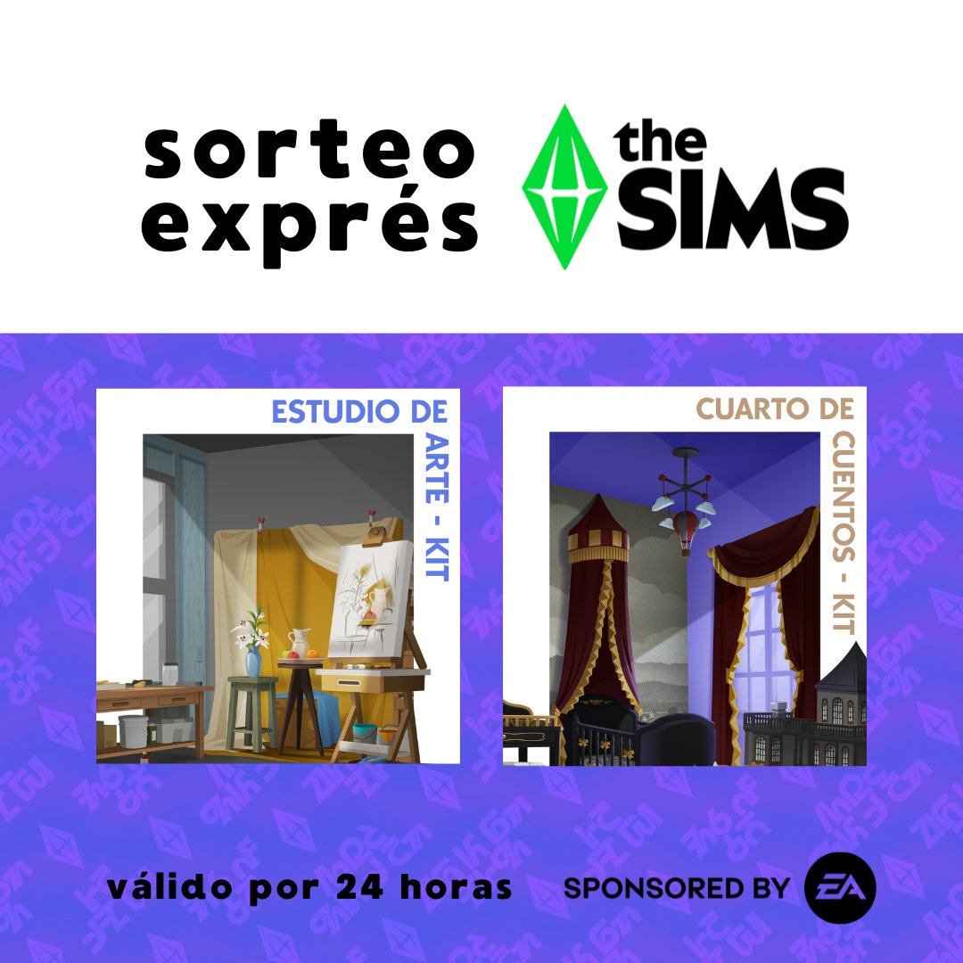 InfoSimmer's tweet image. 🚨 SORTEO EXPRÉS

¡Gana una copia de #LosSims4 Estudio de Arte &amp;amp; Cuarto de Cuentos!

- Síguenos y sigue a @LosSimsES 
- Like y RT

Se cierra MAÑANA 24/09