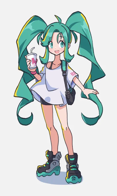 手グセでミクちゃん 