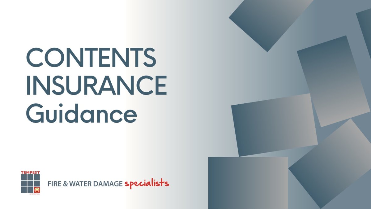 tempestrestor's tweet image. 🤔 Consider the following: If your home suddenly lost all the items inside it, what would be the cost to replace them all? This is the figure you should be considering when re-insuring the contents of your #property
#ContentsInsurance #HomeInsurance
