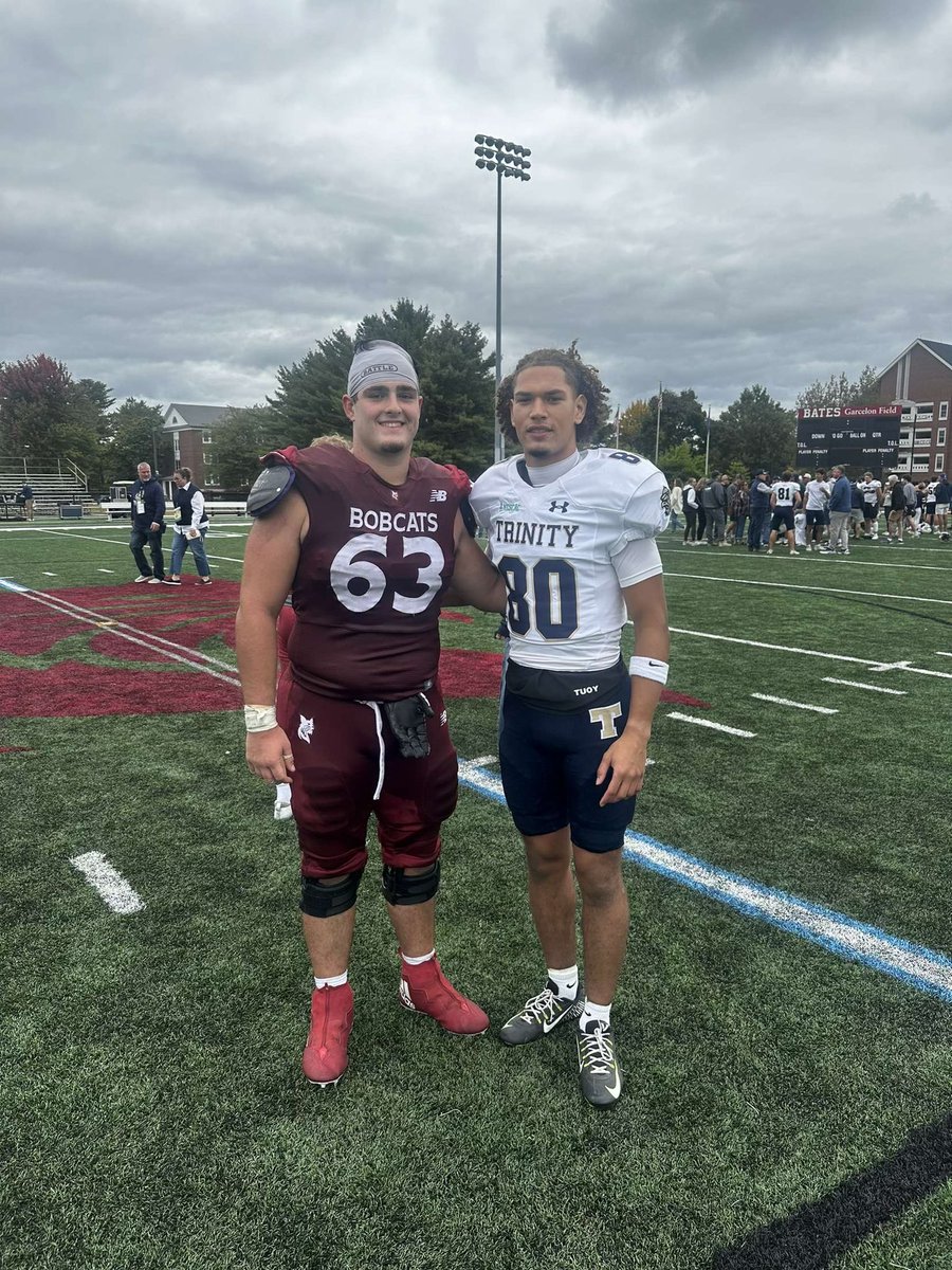 Jim Pierotti (@jamespierotti) on Twitter photo <a href="/MattPierotti/">Matt Pierotti</a> & <a href="/jov0ni/">Jovon Mobley โฑ</a> met up after the <a href="/Bates_Football/">Bates Football</a> <a href="/TrinFootball/">Trinity Football</a> game in Lewiston. <a href="/LASpartansFB/">Lawrence Academy Fball</a> former teammates and brothers for life! <a href="/ToonMarlon/">Marlon Toon</a> #GoSpartans <a href="/MattPierotti/">Matt Pierotti</a> & <a href="/jov0ni/">Jovon Mobley โฑ</a> met up after the <a href="/Bates_Football/">Bates Football</a> <a href="/TrinFootball/">Trinity Football</a> game in Lewiston. <a href="/LASpartansFB/">Lawrence Academy Fball</a> former teammates and brothers for life! <a href="/ToonMarlon/">Marlon Toon</a> #GoSpartans