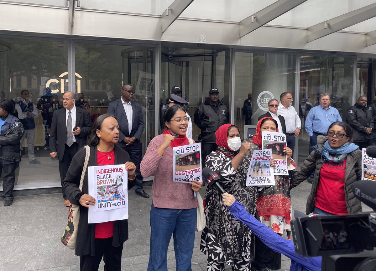 Bangladesh and our homelands across South Asia and the Caribbean are already experiencing the worst impacts of the climate crisis. 

Instead of taking accountability for this destruction, <a href="/Citi/">Citi</a> arrests climate leaders and keeps fueling climate chaos