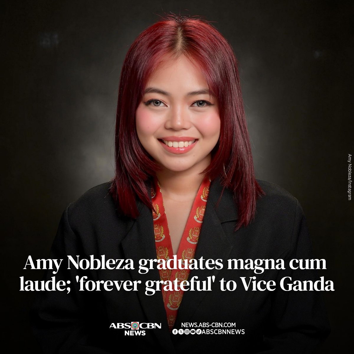 ABSCBNNews's tweet photo. Host Vice Ganda offered to help former child star Amy Nobleza finish college when she joined the "Tawag ng Tanghalan" competition of "It's Showtime" in 2019.

Full story: https://t.co/O5IRhvMeIj https://t.co/Jefo8AK6By